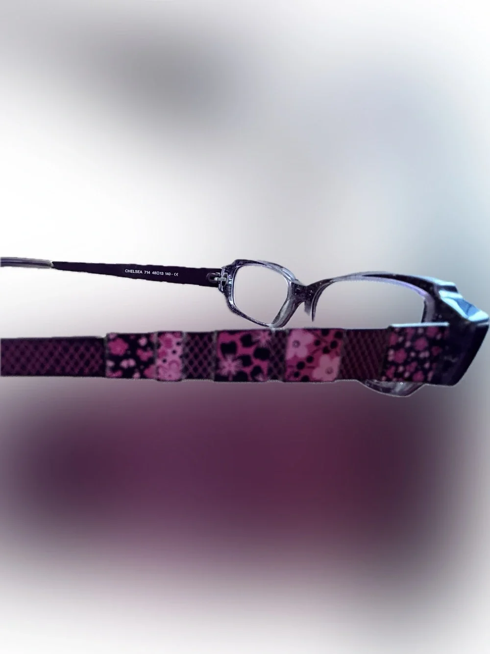 LAFONT ISSY & LA Chelsea 714 Purple Eyeglasses Frames Women 48-13-140